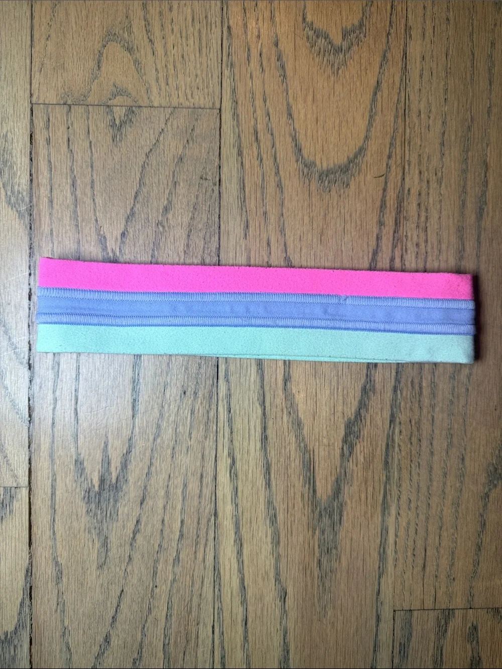 Lululemon Athletics Kids Triple-Stripe Headband Mint, Lavender & Pink, One Size